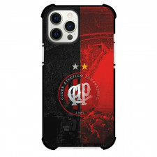 Club Athletico Paranaense Phone Case For iPhone Samsung Galaxy Pixel OnePlus Vivo Xiaomi Asus Sony Motorola Nokia - Club Athletico Paranaense Stadium with Logo Vertical Split Red Effect