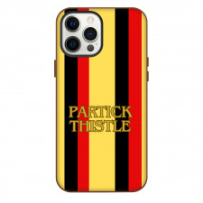 Partick Thistle Phone Case For iPhone Samsung Galaxy Pixel OnePlus Vivo Xiaomi Asus Sony Motorola Nokia - Logo Wordmark In Yellow Red And Black Stripe Football Club