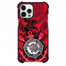 Sport Club Corinthians Paulista Phone Case For iPhone Samsung Galaxy Pixel OnePlus Vivo Xiaomi Asus Sony Motorola Nokia - Sport Club Corinthians Paulista Logo with Silhouette Background Effect