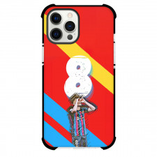 Pedri Phone Case For iPhone and Samsung Galaxy Devices - Pedri 8 FC Barcelona Signature Celebration Sketch Art