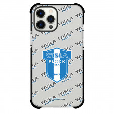 Wisla Plock Phone Case For iPhone and Samsung Galaxy Devices - Plock Football Club Medley Monogram Wordmark