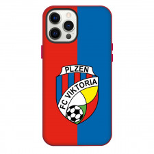 FC Viktoria Plzen Phone Case For iPhone Samsung Galaxy Pixel OnePlus Vivo Xiaomi Asus Sony Motorola Nokia - Logo In Red And Blue Background