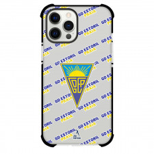 GD Estoril Praia Phone Case For iPhone and Samsung Galaxy Devices - Praia Football Club Medley Monogram Wordmark