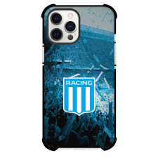 Racing Club Phone Case For iPhone Samsung Galaxy Pixel OnePlus Vivo Xiaomi Asus Sony Motorola Nokia - Racing Club Stadium with Logo Sky Blue Effect