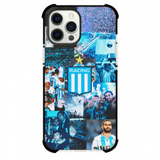 Racing Club Phone Case For iPhone Samsung Galaxy Pixel OnePlus Vivo Xiaomi Asus Sony Motorola Nokia - Racing Club Victory with Logo Collage Sky-Blue Effect