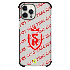 Stade DE Reims Football Club Phone Case For iPhone and Samsung Galaxy Devices - Reims Football Club Medley Monogram Wordmark