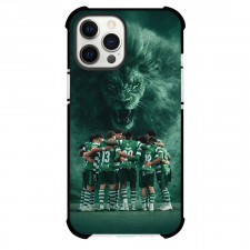 SC Covilha Phone Case For iPhone Samsung Galaxy Pixel OnePlus Vivo Xiaomi Asus Sony Motorola Nokia - SC Covilha Champions Winning Celebration On Lion Background