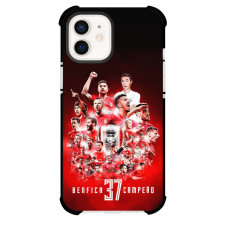 SL Benfica Phone Case For iPhone Samsung Galaxy Pixel OnePlus Vivo Xiaomi Asus Sony Motorola Nokia - SL Benfica Collage On Black Red Background