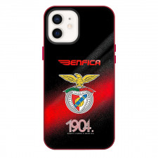 SL Benfica Phone Case For iPhone Samsung Galaxy Pixel OnePlus Vivo Xiaomi Asus Sony Motorola Nokia - SL Benfica Team Logo On Black Red Texture Background