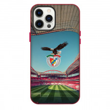 SL Benfica Phone Case For iPhone Samsung Galaxy Pixel OnePlus Vivo Xiaomi Asus Sony Motorola Nokia - SL Benfica Logo On Stadium Background