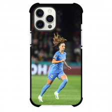 Sandie Toletti Phone Case For iPhone and Samsung Galaxy Devices - Sandie Toletti France Women's National Football Running Poster