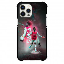 Bukayo Saka Phone Case For iPhone and Samsung Galaxy Devices - Bukayo Saka Celebration Poster Art