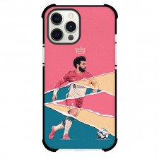 Mohamed Salah Phone Case For iPhone and Samsung Galaxy Devices - Mohamed Salah Liverpool F.C. The Egypt King Colorful Poster