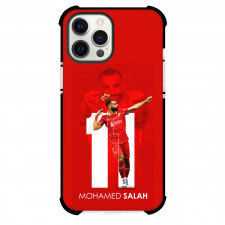 Mohamed Salah Phone Case For iPhone Samsung Galaxy Pixel OnePlus Vivo Xiaomi Asus Sony Motorola Nokia - Mohamed Salah 11 The Egyptian King On Red Background