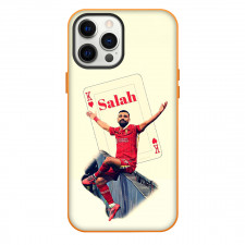 Mohamed Salah Phone Case For iPhone Samsung Galaxy Pixel OnePlus Vivo Xiaomi Asus Sony Motorola Nokia - Mohamed Salah The King Sitting On Beige Background