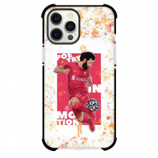 Mohamed Salah Phone Case For iPhone and Samsung Galaxy Devices - Mohamed Salah Liverpool F.C. Rainbow Flick Illustration Art