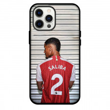 William Saliba Phone Case For iPhone and Samsung Galaxy Devices - William Saliba Arsenal F.C. 2 Standing Back Poster
