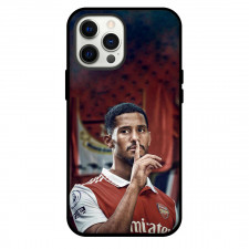 William Saliba Phone Case For iPhone and Samsung Galaxy Devices - William Saliba Arsenal F.C. Signature Celebration Poster