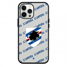 UC Sampdoria Football Club Phone Case For iPhone and Samsung Galaxy Devices - Sampdoria Football Club Medley Monogram Wordmark