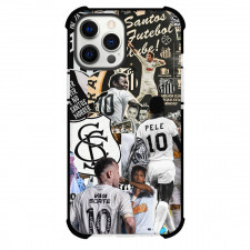 Santos Futebol Clube Phone Case For iPhone Samsung Galaxy Pixel OnePlus Vivo Xiaomi Asus Sony Motorola Nokia - Santos Futebol Clube with Logo Vintage Collage Poster Effect