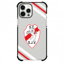 SC Sao Joao De Ver Phone Case For iPhone Samsung Galaxy Pixel OnePlus Vivo Xiaomi Asus Sony Motorola Nokia - Large Logo With Stripe