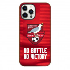 National League North Scarborough Athletic Phone Case For iPhone Samsung Galaxy Pixel OnePlus Vivo Xiaomi Asus Sony Motorola Nokia - No Battle No Victory Logo Poster
