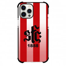 Shaftesbury Football Club Phone Case For iPhone Samsung Galaxy Pixel OnePlus Vivo Xiaomi Asus Sony Motorola Nokia - Shaftesbury Football Club Logo with Vertical Red Stripe Effect