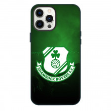 Shamrock Rovers FC Phone Case For iPhone Samsung Galaxy Pixel OnePlus Vivo Xiaomi Asus Sony Motorola Nokia - Logo Crown Green Background