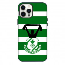 Shamrock Rovers FC Phone Case For iPhone Samsung Galaxy Pixel OnePlus Vivo Xiaomi Asus Sony Motorola Nokia - Logo In Green And White Background