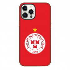 Shelbourne FC Phone Case For iPhone Samsung Galaxy Pixel OnePlus Vivo Xiaomi Asus Sony Motorola Nokia - Logo In Red Background
