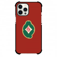 Skovde AIK Phone Case For iPhone Samsung Galaxy Pixel OnePlus Vivo Xiaomi Asus Sony Motorola Nokia - Skovde AIK Logo On Dark Red Background Football Club