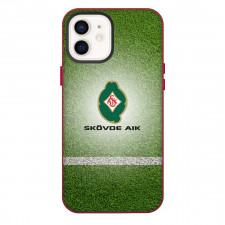 Skovde AIK Phone Case For iPhone Samsung Galaxy Pixel OnePlus Vivo Xiaomi Asus Sony Motorola Nokia - Skovde AIK Logo On Green Grass Background Football Club
