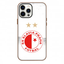 SK Slavia Prague Phone Case For iPhone Samsung Galaxy Pixel OnePlus Vivo Xiaomi Asus Sony Motorola Nokia - Logo In Field White Background