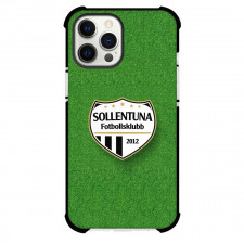 Sollentuna FK Phone Case For iPhone Samsung Galaxy Pixel OnePlus Vivo Xiaomi Asus Sony Motorola Nokia - Sollentuna FK Logo On Green Grass Texture Background Football Club