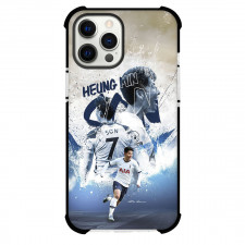 Son Heung-Min Phone Case For iPhone and Samsung Galaxy Devices - Son Heung-Min 7 Tottenham Hotspur F.C. Running On Graphic Art Poster