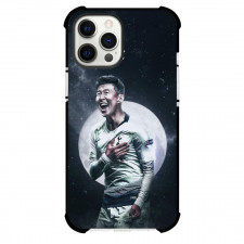 Son Heung-Min Phone Case For iPhone Samsung Galaxy Pixel OnePlus Vivo Xiaomi Asus Sony Motorola Nokia - Son Heung-Min Illustration Moon Background