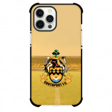 National League North Southport Phone Case For iPhone Samsung Galaxy Pixel OnePlus Vivo Xiaomi Asus Sony Motorola Nokia - Large Logo In Field Background