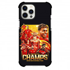 Spain Case For iPhone Samsung Galaxy Pixel OnePlus Vivo Xiaomi Asus Sony Motorola Nokia - Champion Team Collage Art Black Background