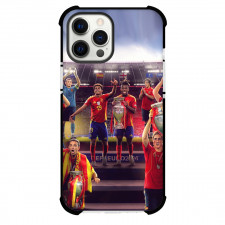 Spain Case For iPhone Samsung Galaxy Pixel OnePlus Vivo Xiaomi Asus Sony Motorola Nokia - Players Celebrating their Championship Cartoon Art