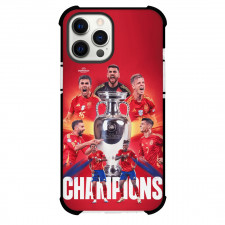 Spain Case For iPhone Samsung Galaxy Pixel OnePlus Vivo Xiaomi Asus Sony Motorola Nokia - Trophy at the Center Red Background