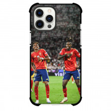 Spain Case For iPhone Samsung Galaxy Pixel OnePlus Vivo Xiaomi Asus Sony Motorola Nokia - Two Players Happily Dancing Portrait