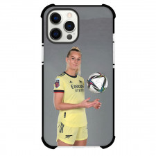 Stina Blackstenius Phone Case For iPhone and Samsung Galaxy Devices - Stina Blackstenius Wearing Arsenal F.C 2021-22 Jersey Poster
