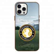Stockport Town Phone Case For iPhone Samsung Galaxy Pixel OnePlus Vivo Xiaomi Asus Sony Motorola Nokia - Logo Field Background Football Club