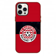 FC Sudtirol Bolzano Phone Case For iPhone Samsung Galaxy Pixel OnePlus Vivo Xiaomi Asus Sony Motorola Nokia - Logo In Red And Black Background