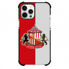 Sunderland AFC Phone Case For iPhone Samsung Galaxy Pixel OnePlus Vivo Xiaomi Asus Sony Motorola Nokia - Sunderland AFC Logo White And Red Background