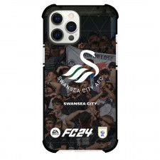 Swansea City A.F.C Phone Case For iPhone Samsung Galaxy Pixel OnePlus Vivo Xiaomi Asus Sony Motorola Nokia - Swansea City A.F.C Minimalist Logo On Gallery Background