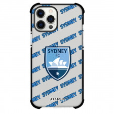 Sydney FC Phone Case For iPhone and Samsung Galaxy Devices - Sydney Football Club Medley Monogram Wordmark