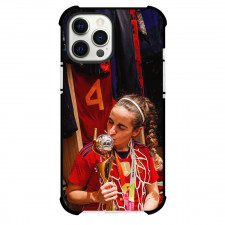 Spain Women National Team World Cup Teresa Abelleira Phone Case For iPhone and Samsung Galaxy Devices - Teresa Abelleira Kissing Trophy