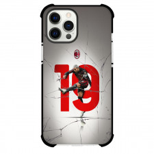 Theo Hernandez Phone Case For iPhone and Samsung Galaxy Devices - Theo Hernandez 19 A.C. Milan Kick Graphic Art Poster