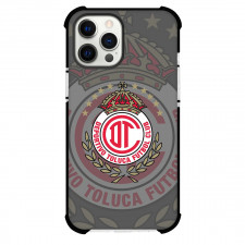 Deportivo Toluca Futbol Club S.A. de C.V. Phone Case For iPhone Samsung Galaxy Pixel OnePlus Vivo Xiaomi Asus Sony Motorola Nokia - Deportivo Toluca Futbol Club S.A. de C.V. Logo with Blur Logo Effect Background